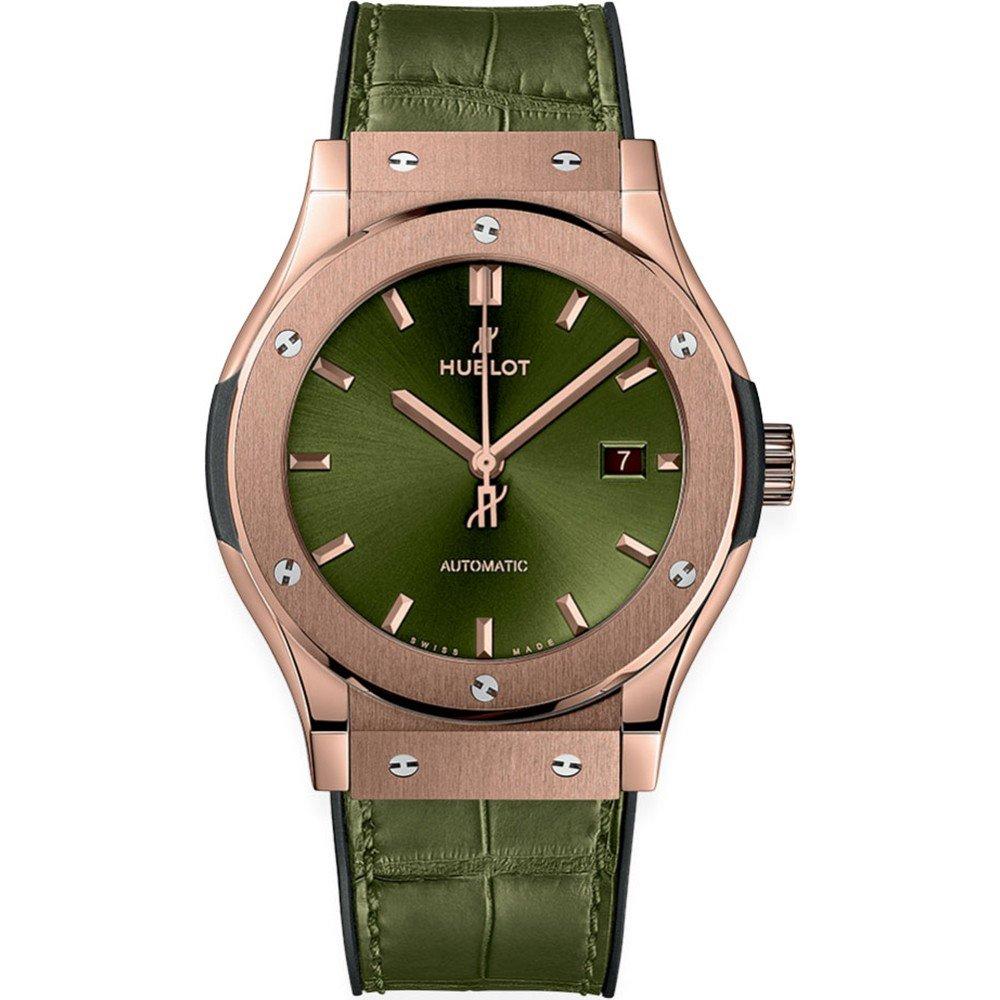 Đồng Hồ Hublot 542.Ox.8980.Lr Classic Fusion Automatic 42Mm Nam Xanh Lá