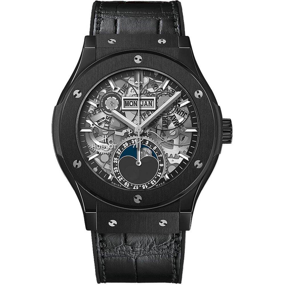 Đồng Hồ Hublot 547.Cx.0170.Lr Classic Fusion Aerofusion Moonphase 42Mm Nam Đen