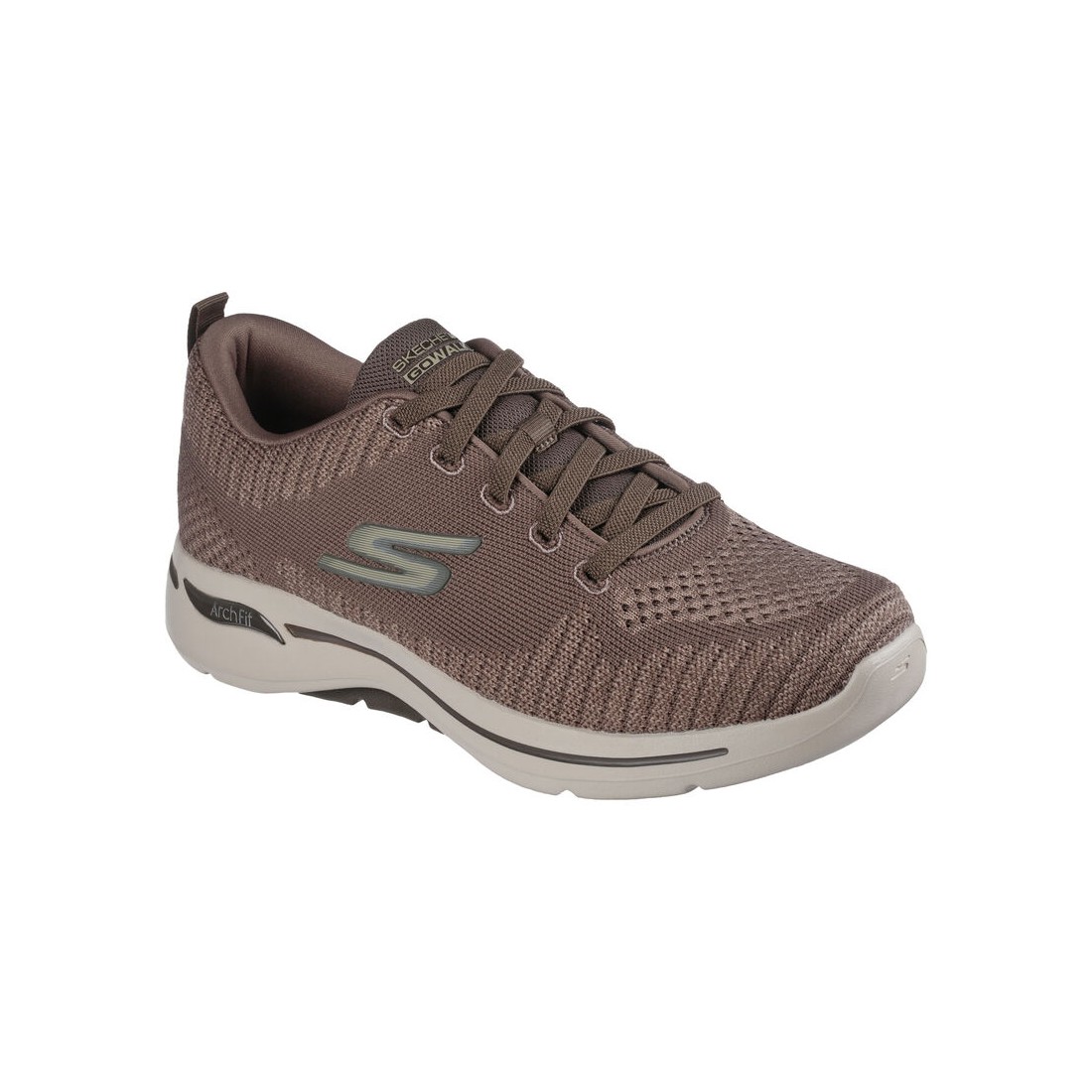 Giày Skechers Go Walk Arch Fit - Grand Select Nam Nâu