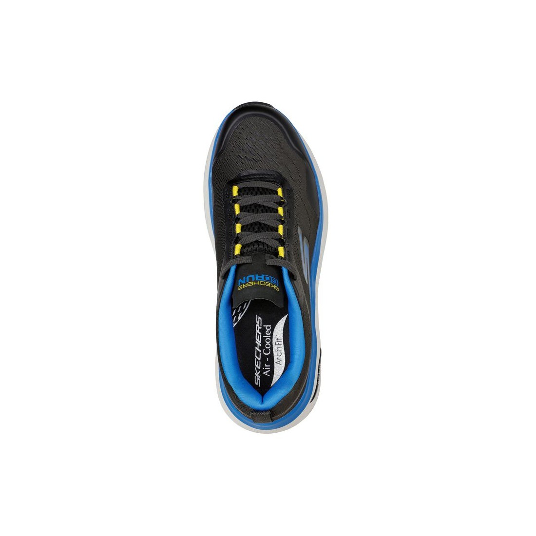 Giày Skechers Max Cushioning Arch Fit Nam Đen Xanh