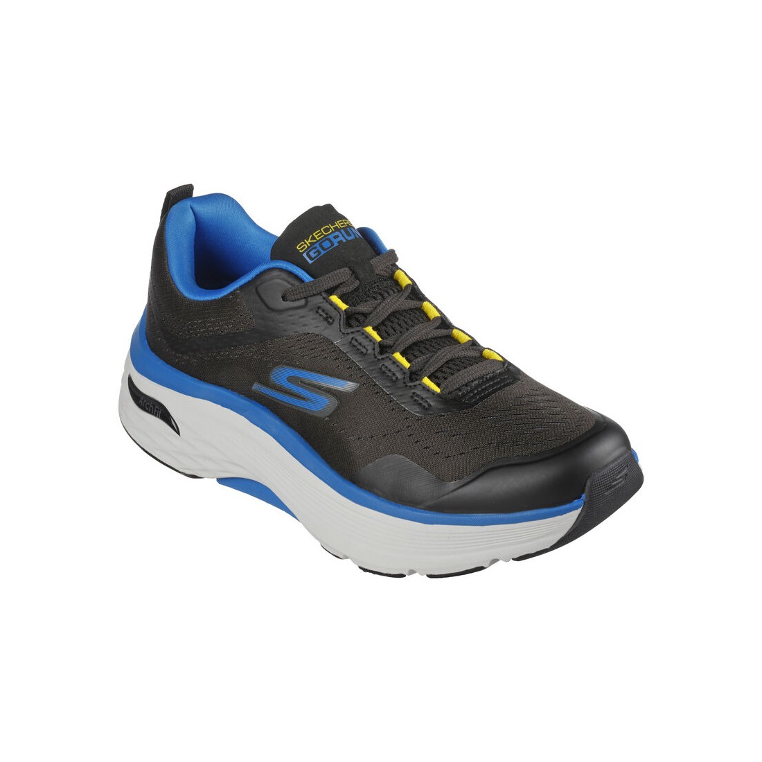 Giày Skechers Max Cushioning Arch Fit Nam Đen Xanh