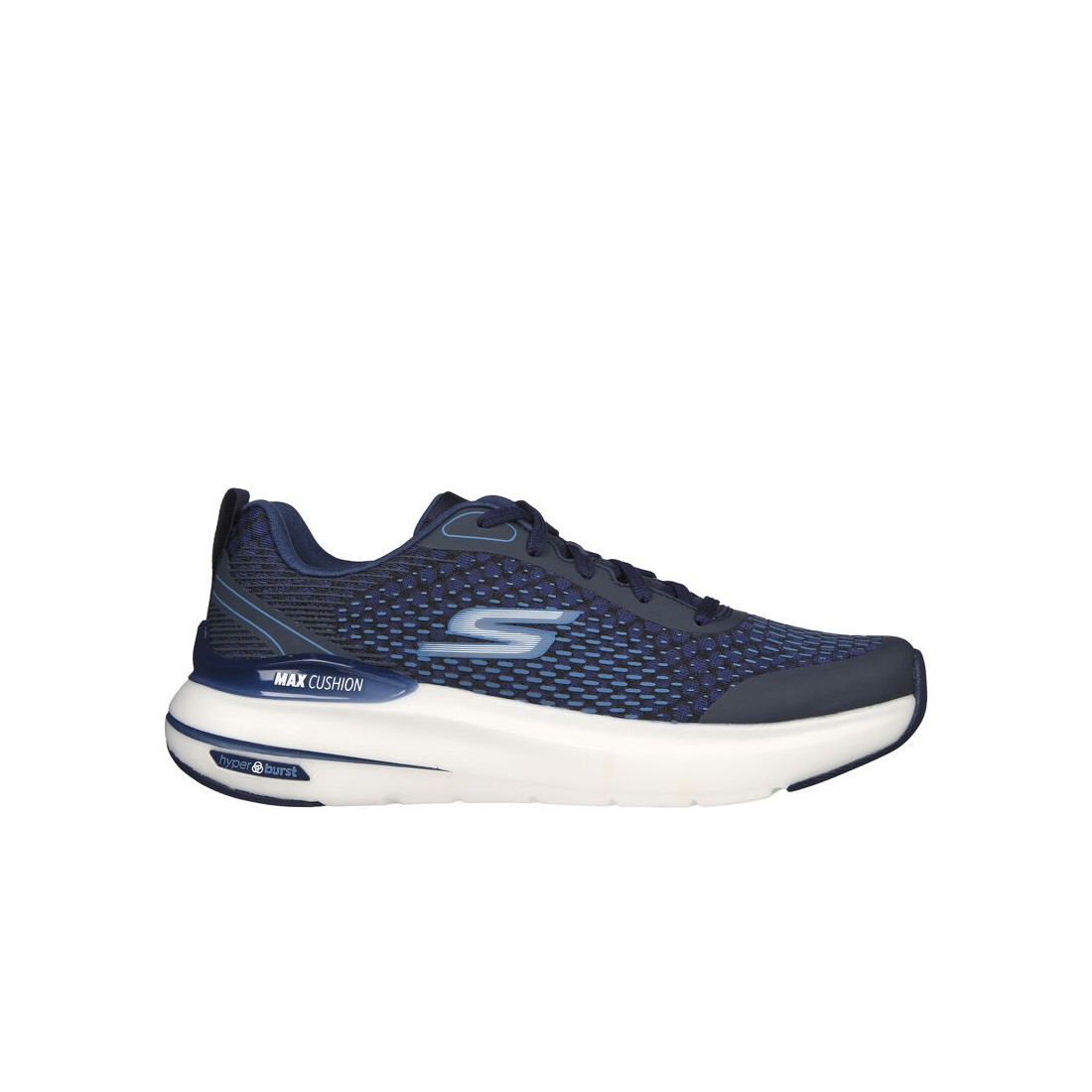 Giày Skechers Max Cushioning Hyper Burst - Synergy Nam Xanh Navy