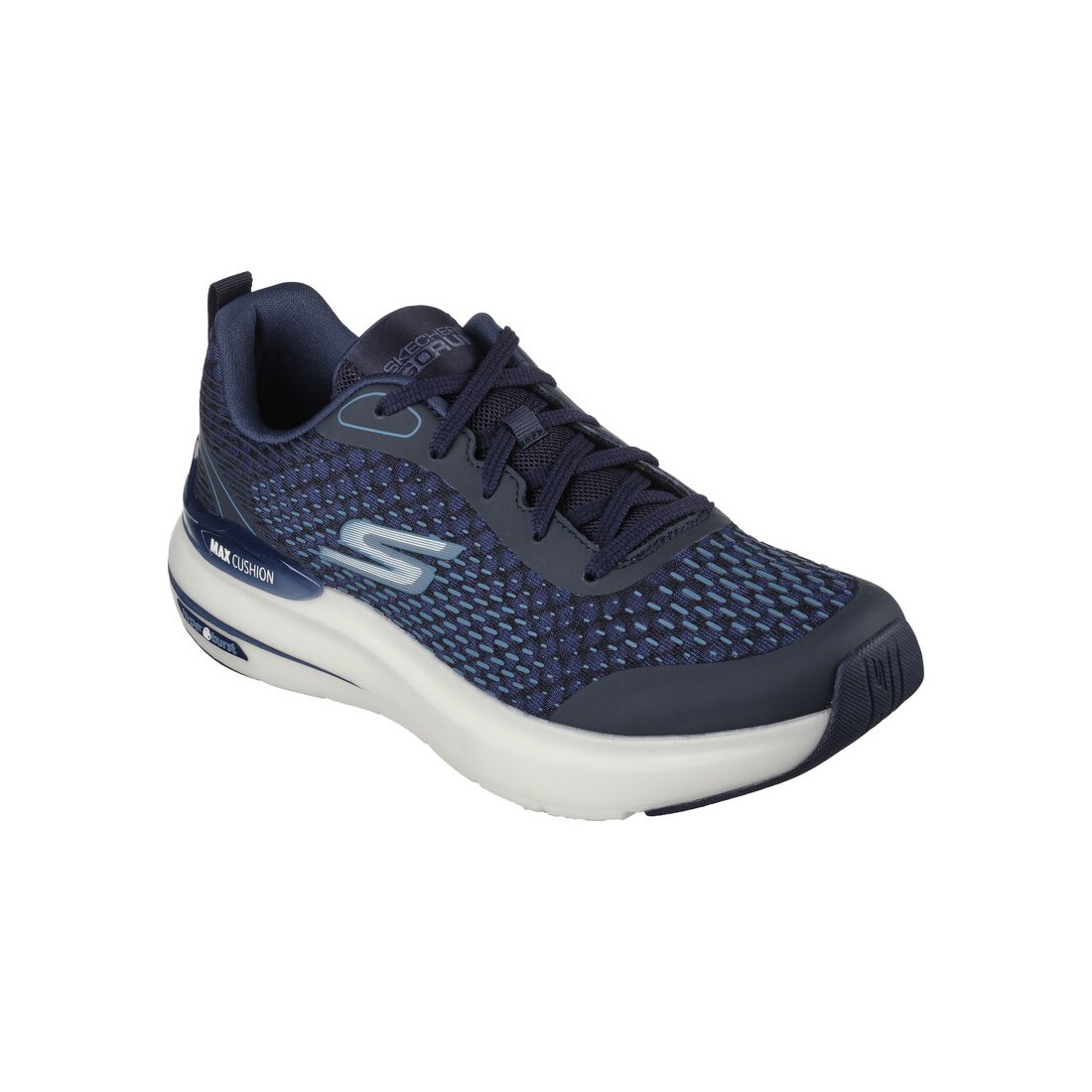 Giày Skechers Max Cushioning Hyper Burst - Synergy Nam Xanh Navy