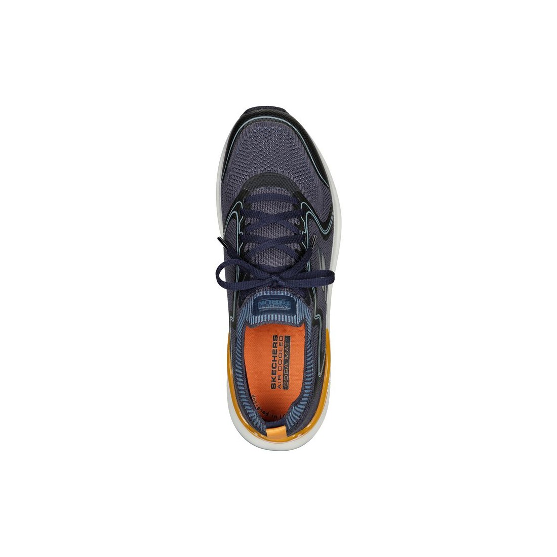 Giày Skechers Max Cushioning Hyper Burst - Smooth Strike Nam Xanh Navy