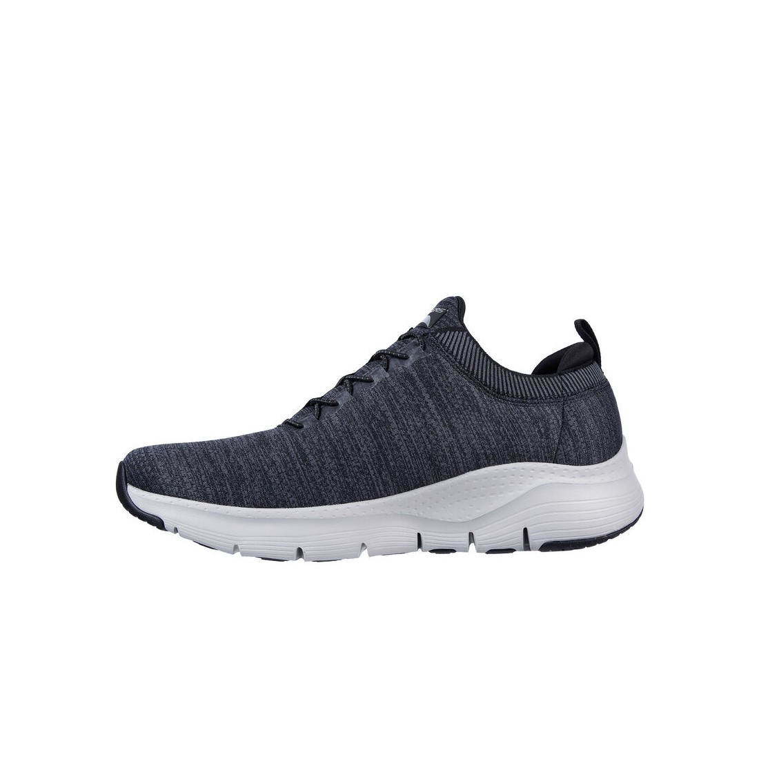 Giày Skechers Arch Fit - Waveport Nam Đen