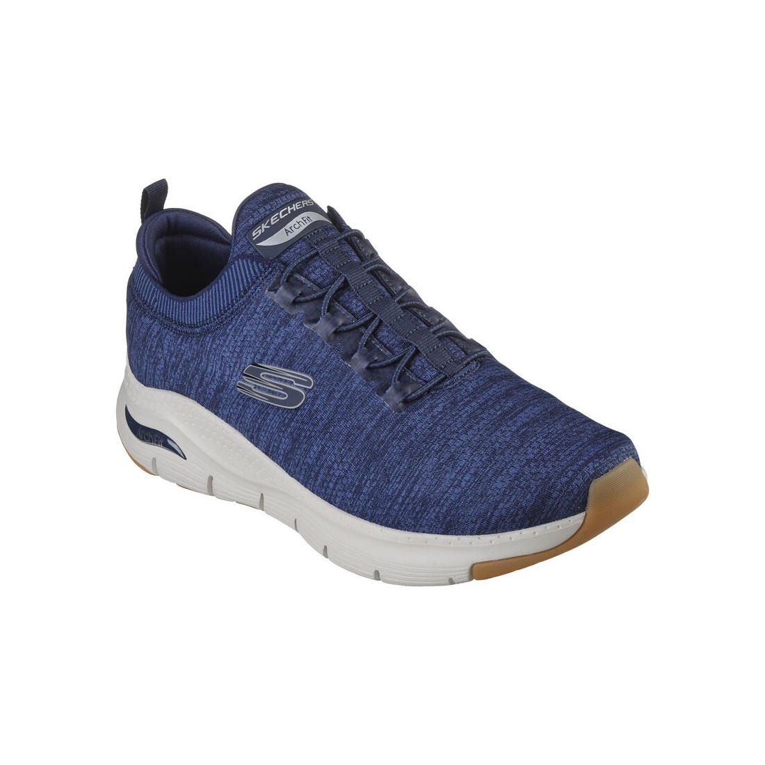 Giày Skechers Arch Fit - Waveport Nam Xanh Navy