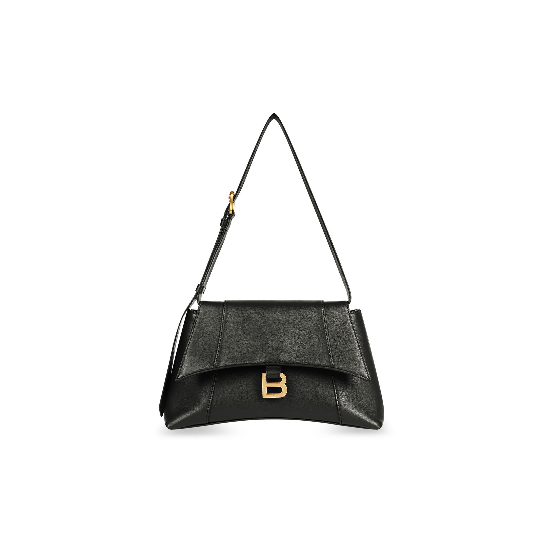 Túi Balenciaga Downtown Small Shoulder Bag Nữ Đen