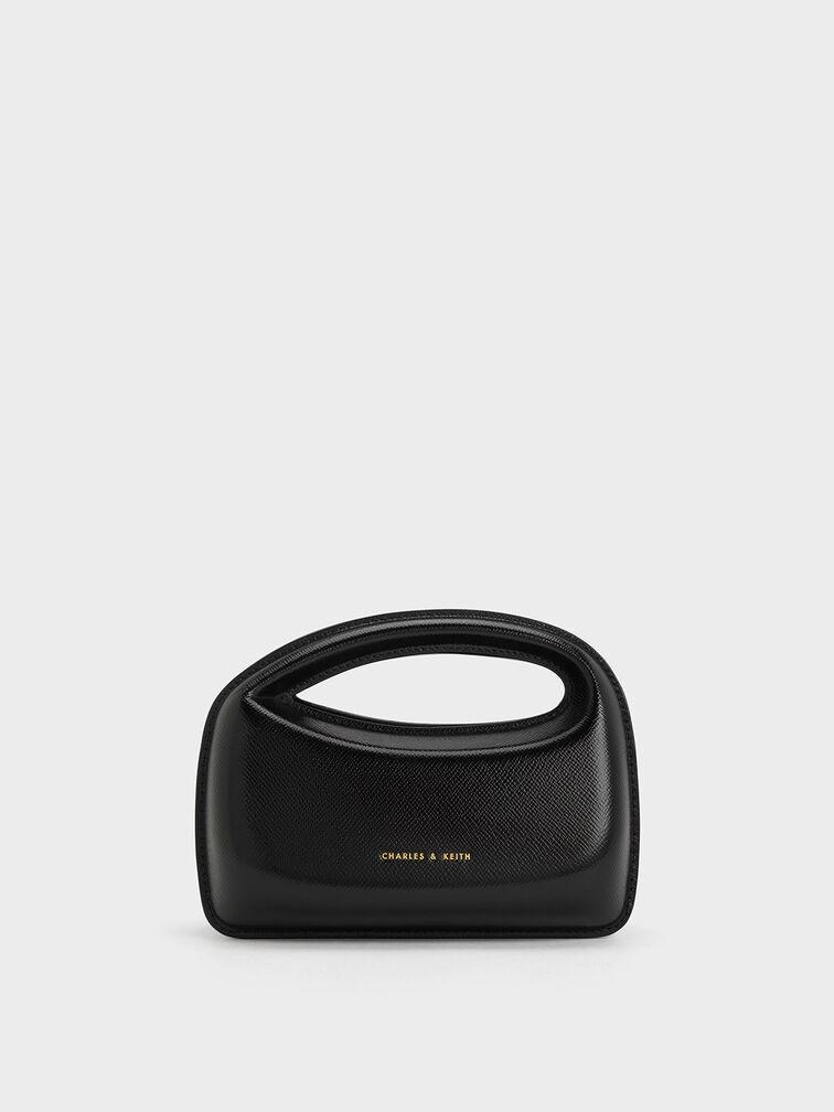 Túi Charles & Keith Mini Cocoon Top Handle Bag Nữ Đen