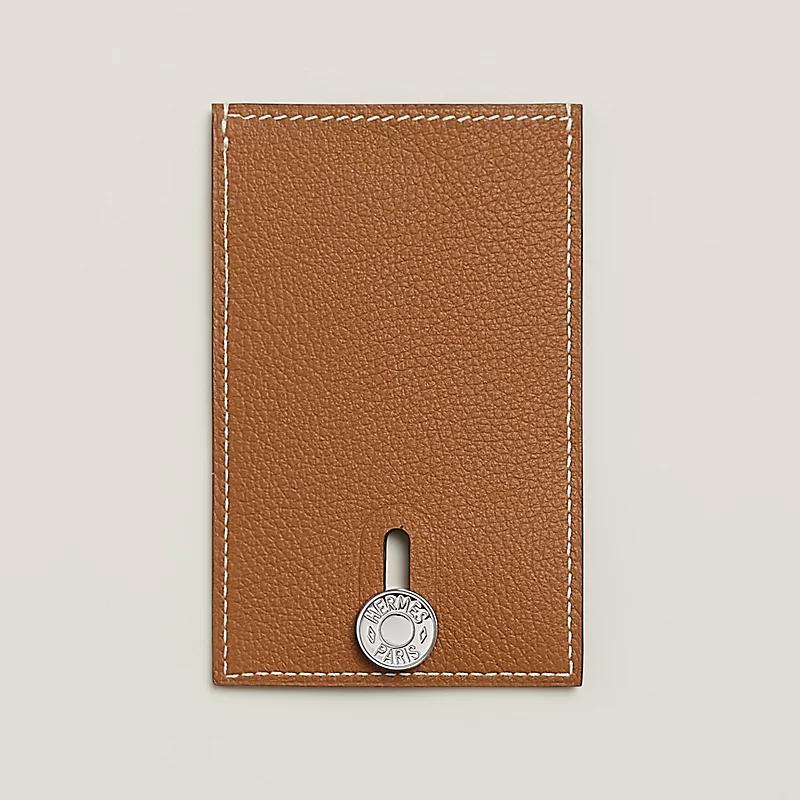 Ví Hermes Diabolo Card Holder Nữ Nâu