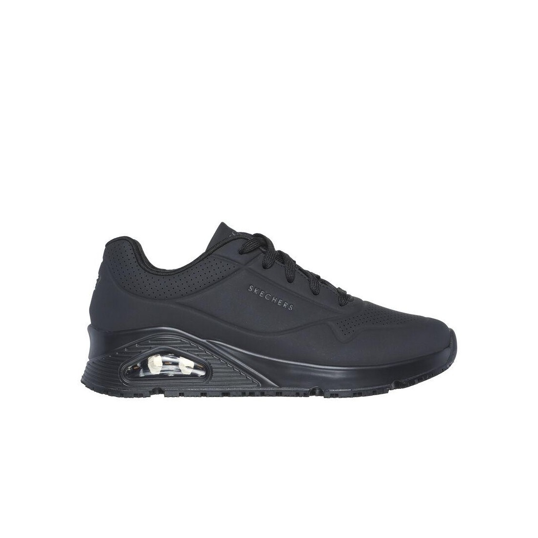 Giày Skechers Work Relaxed Fit: Uno Sr Nữ Đen