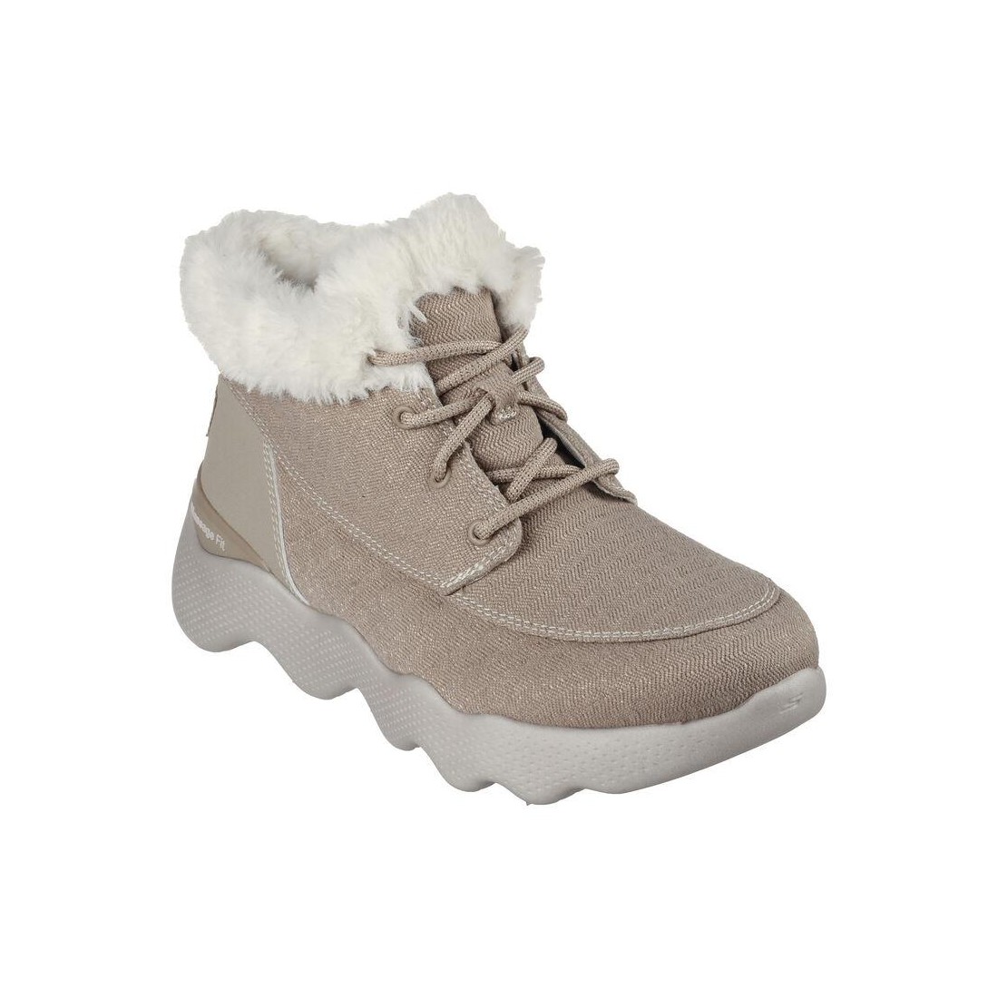 Giày Skechers Go Walk Massage Fit Boot - Bountiful Nữ Nâu