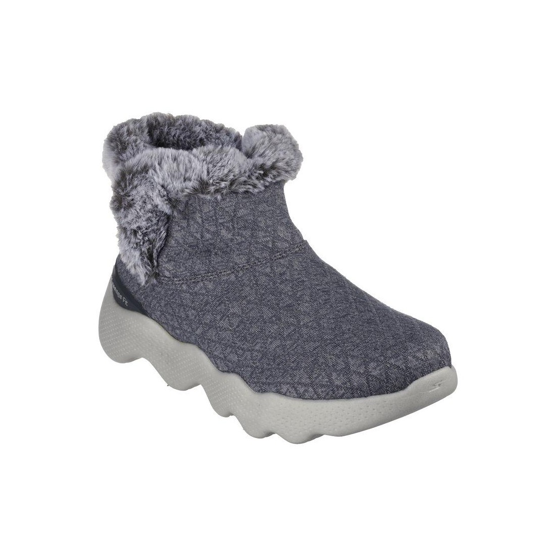 Giày Skechers Go Walk Massage Fit Boot - Sweet Winter Nữ Xám