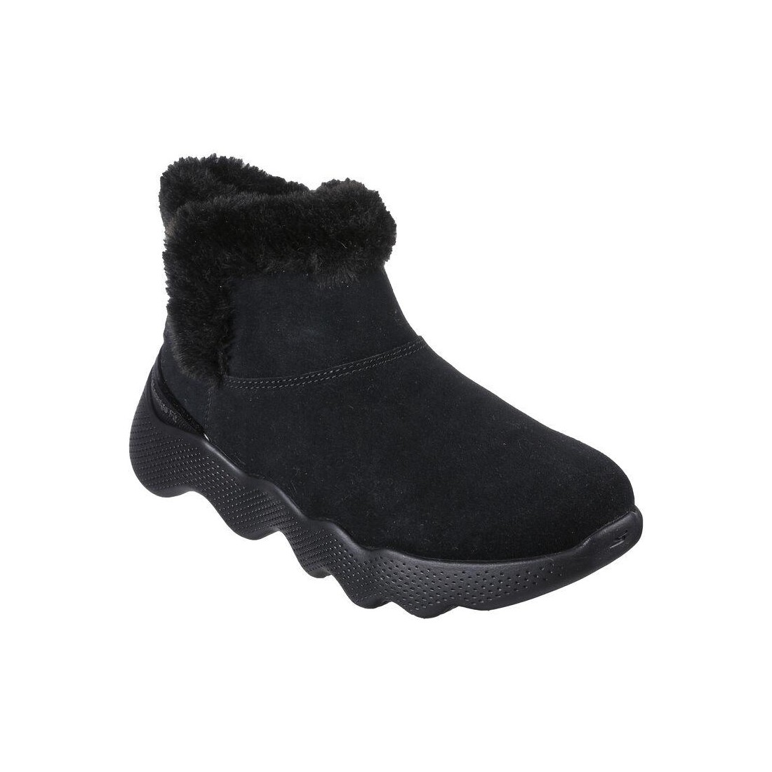 Giày Skechers Go Walk Massage Fit Boot - Winter Dreams Nữ Đen