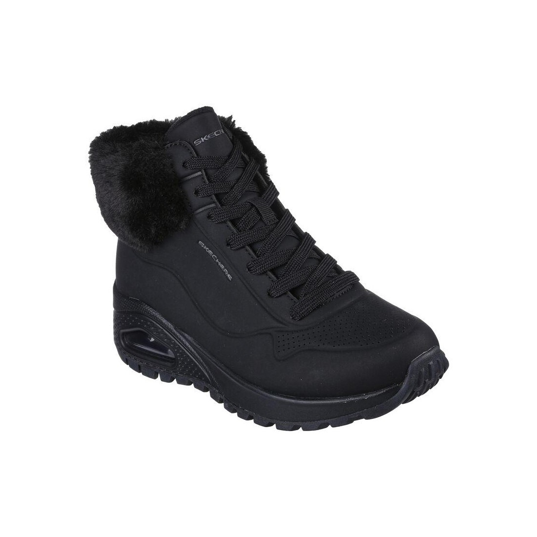 Giày Skechers Uno Rugged - Fall Air Nữ Đen