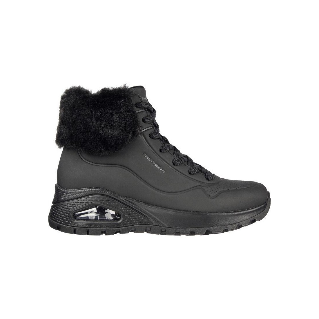 Giày Skechers Uno Rugged - Fall Air Nữ Đen