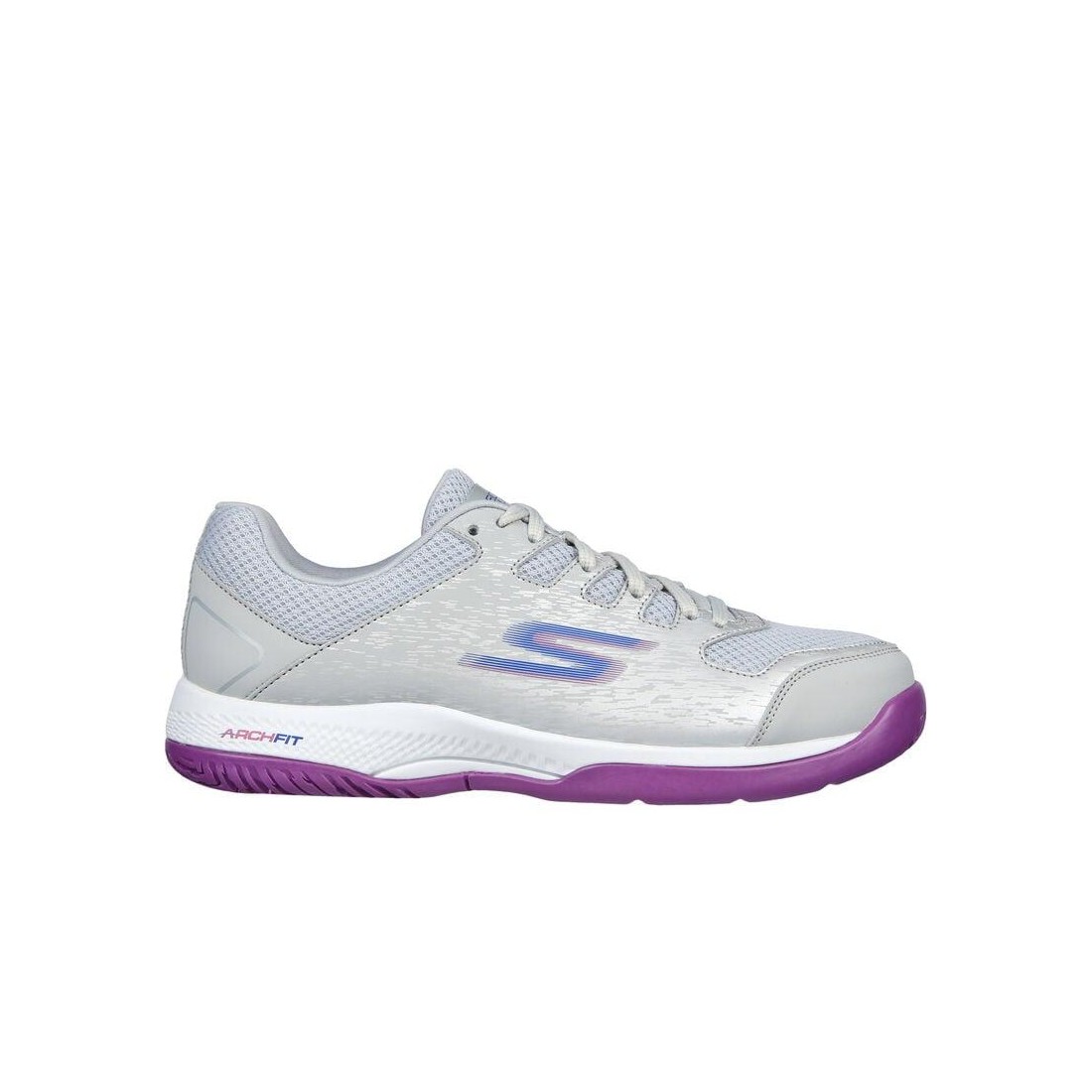 Giày Skechers Viper Court - Pickleball Nữ Xám Tím