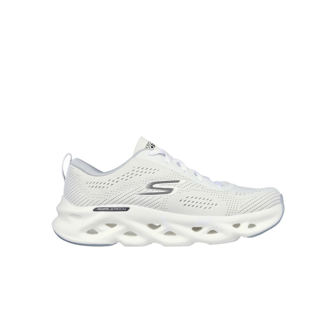 Giày Skechers Go Run Swirl Tech Nam Trắng