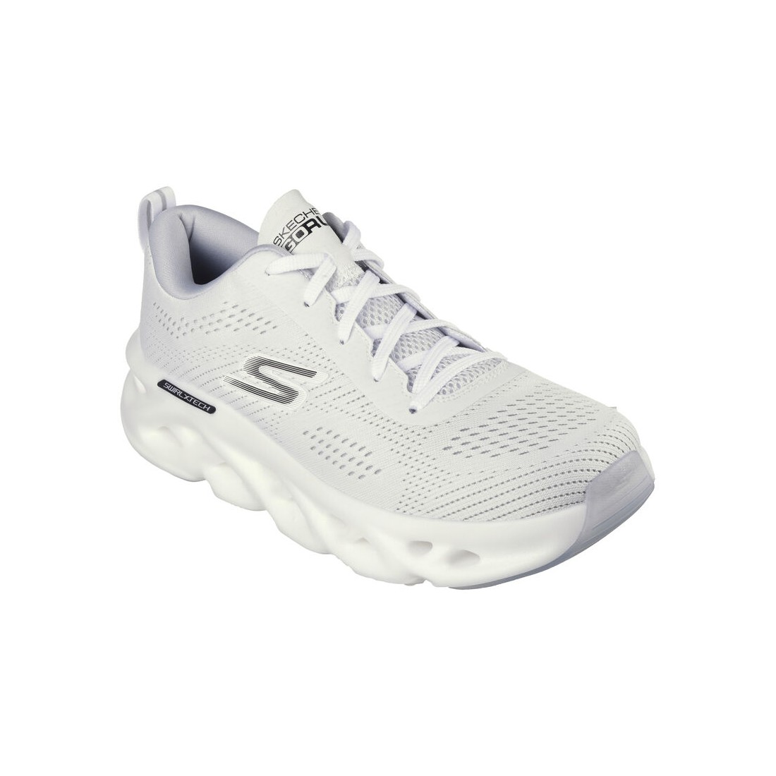 Giày Skechers Go Run Swirl Tech Nam Trắng