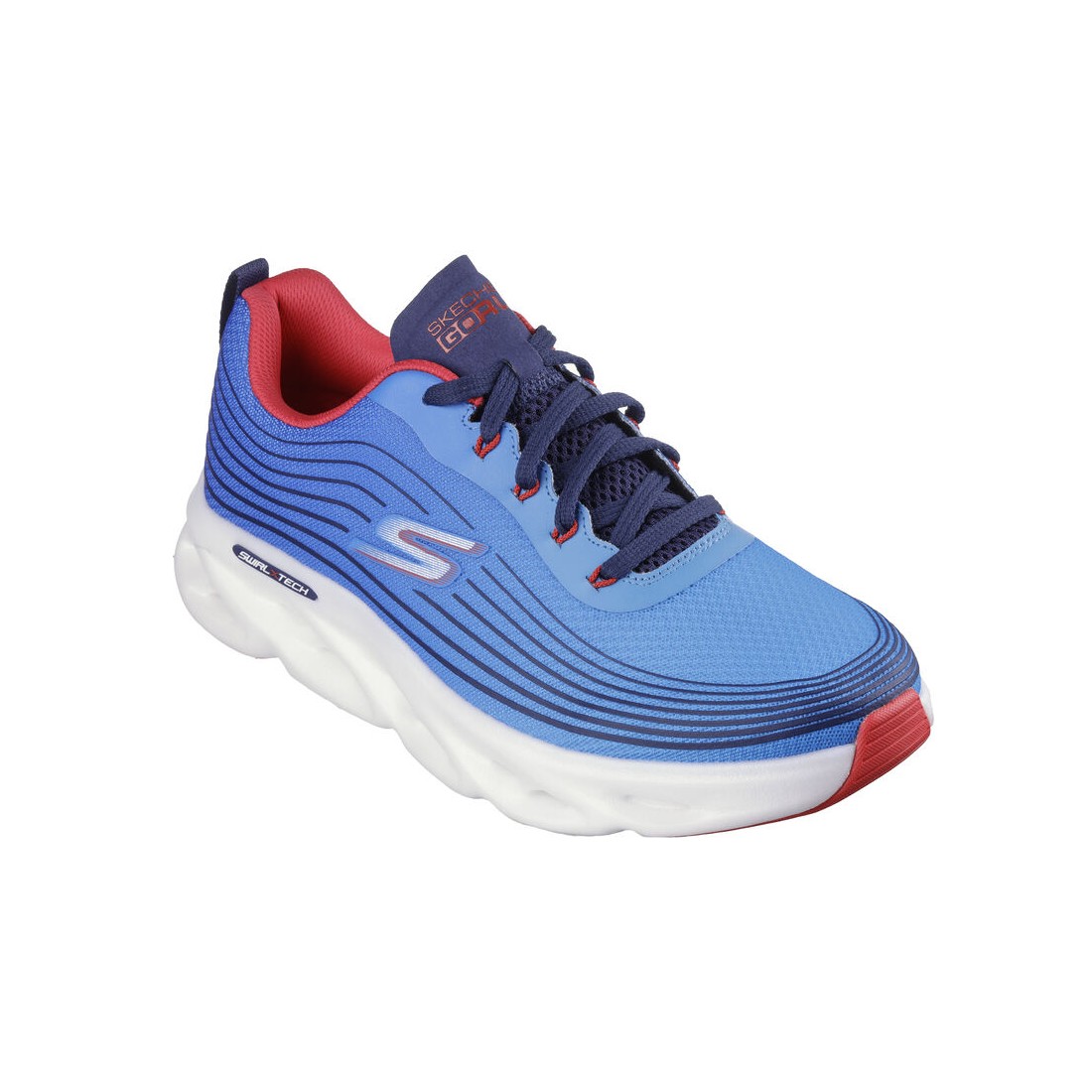 Giày Skechers Go Run Swirl Tech Speed - Haptic Rush Nam Xanh Dương