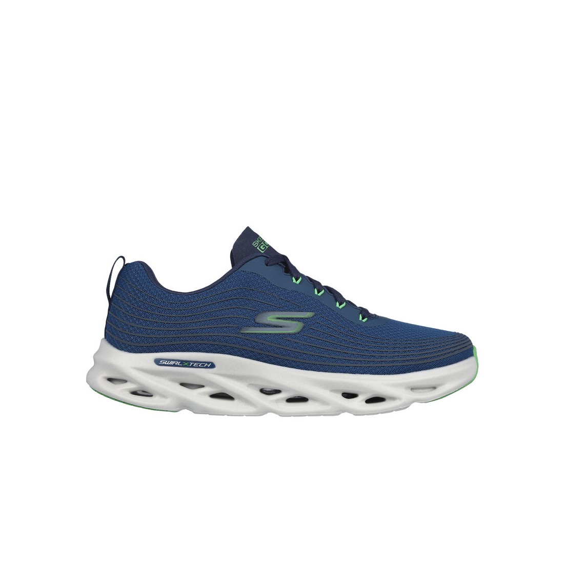 Giày Skechers Go Run Swirl Tech Speed - Haptic Rush Nam Xanh Navy