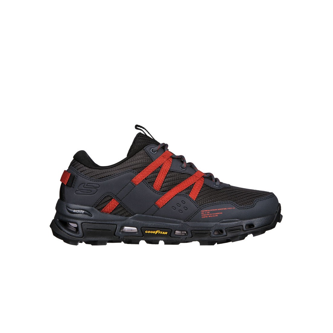 Giày Skechers Arch Fit Glide-Step Trail Nam Đen