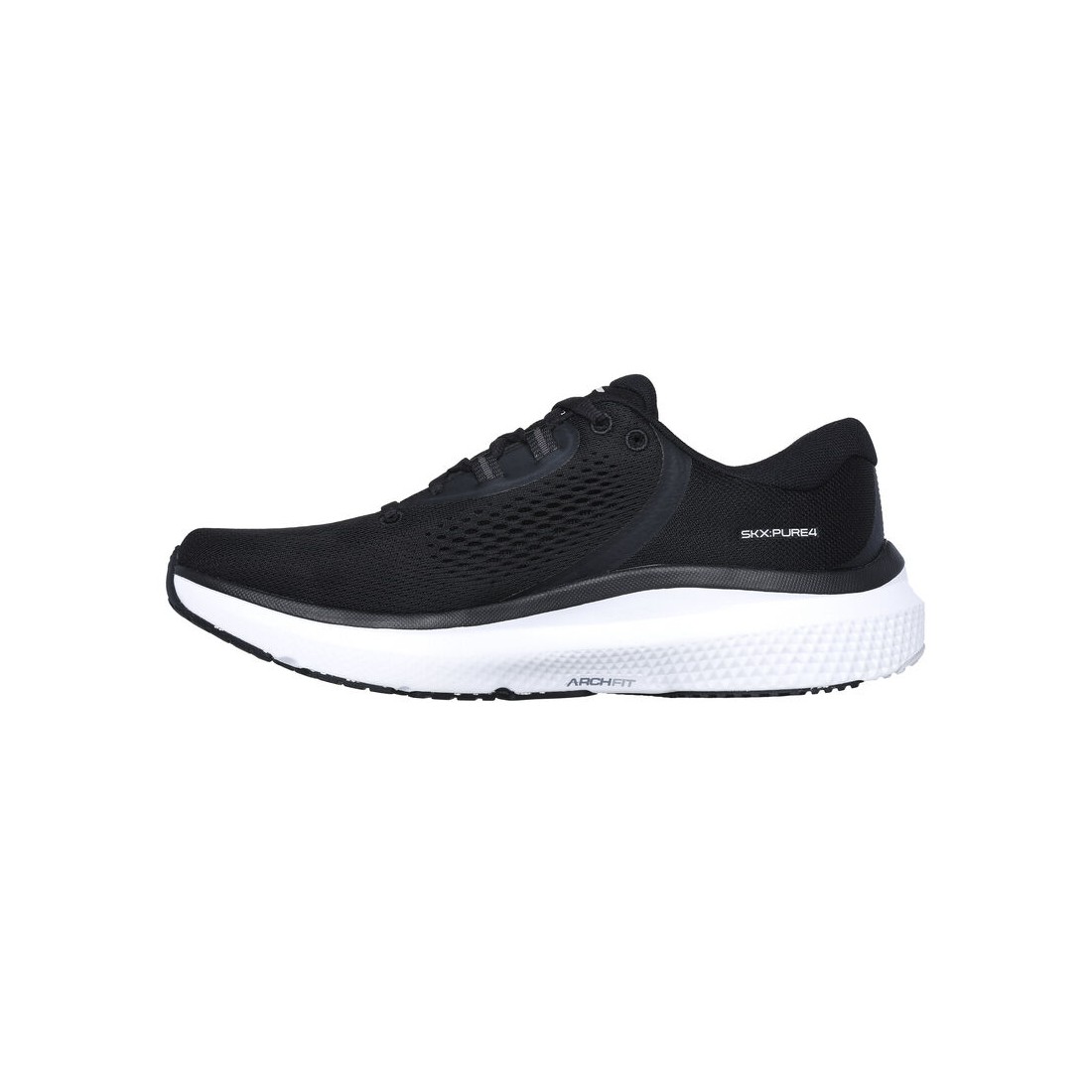 Giày Skechers Go Run Pure 4 Arch Fit Nam Đen Trắng