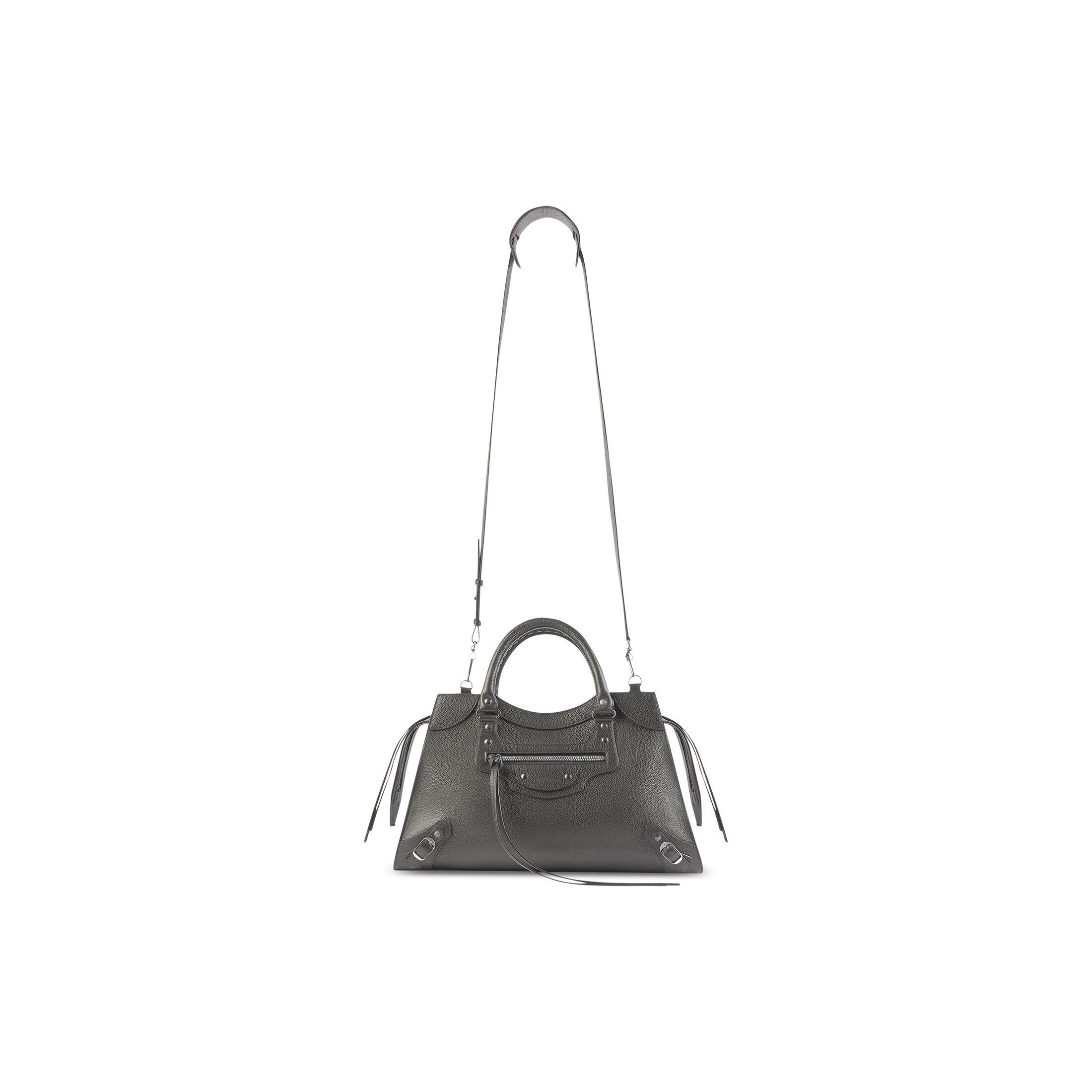 Túi Balenciaga Neo Classic Medium Handbag Nữ Xám Đậm