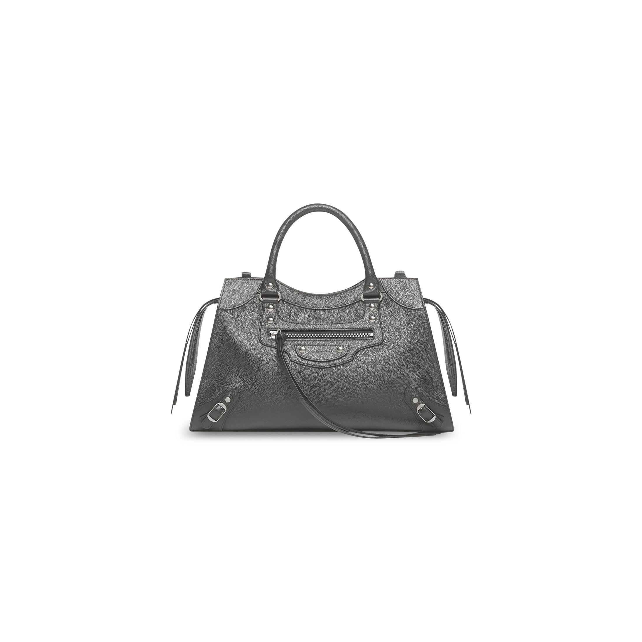 Túi Balenciaga Neo Classic Medium Handbag Nữ Xám Đậm