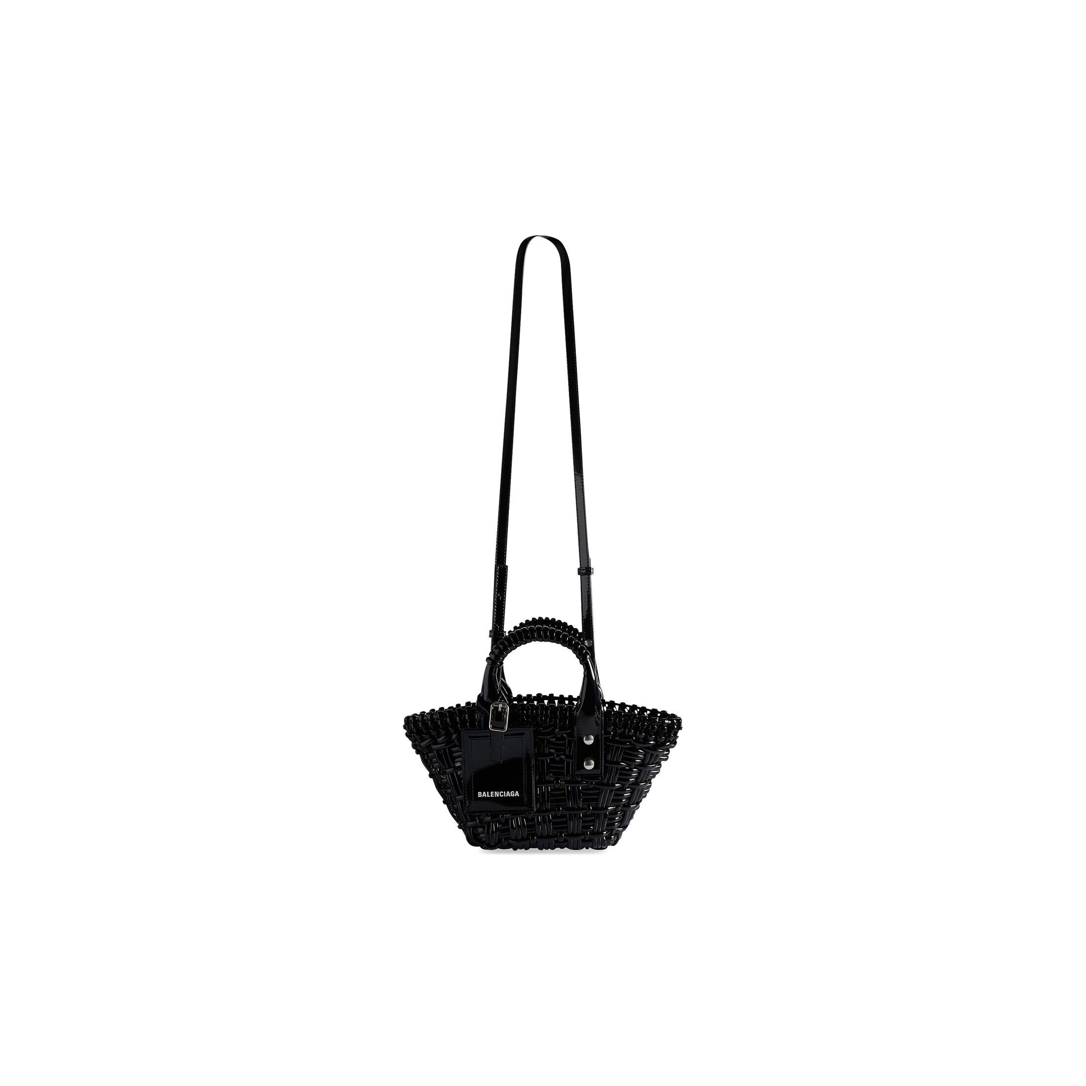 Túi Balenciaga Bistro Xxs Basket With Strap Nữ Đen