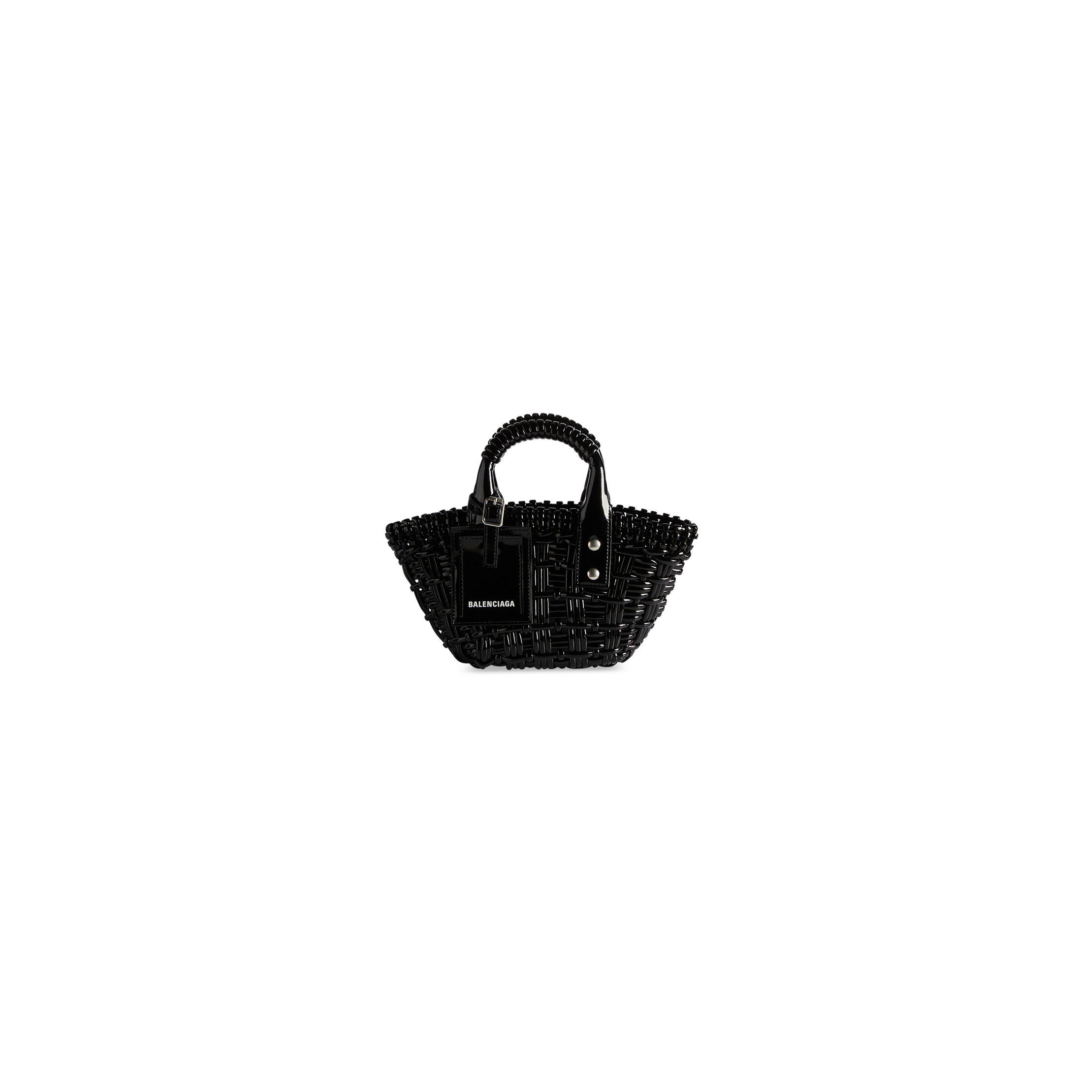 Túi Balenciaga Bistro Xxs Basket With Strap Nữ Đen