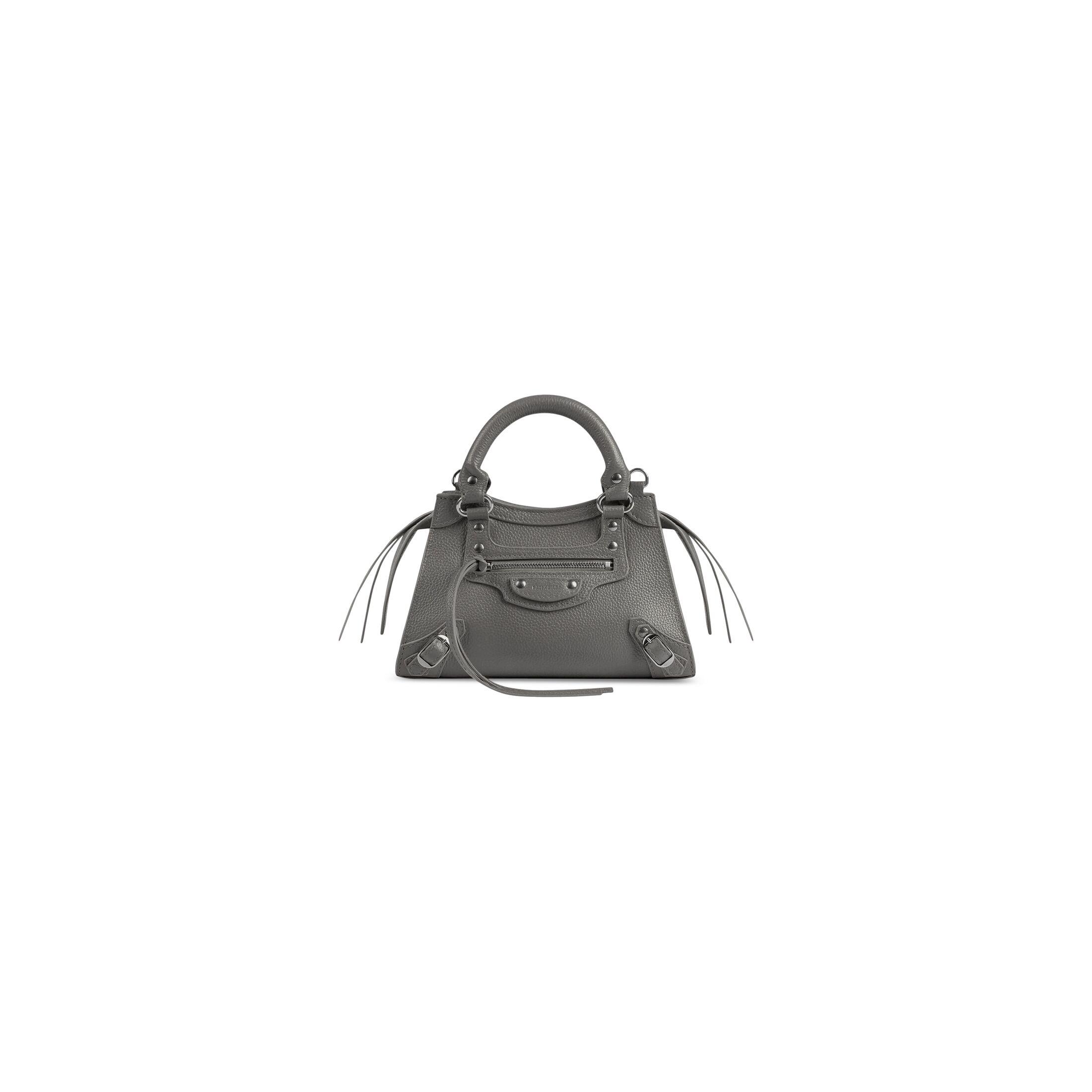 Túi Balenciaga Neo Classic Mini Handbag Nữ Xám