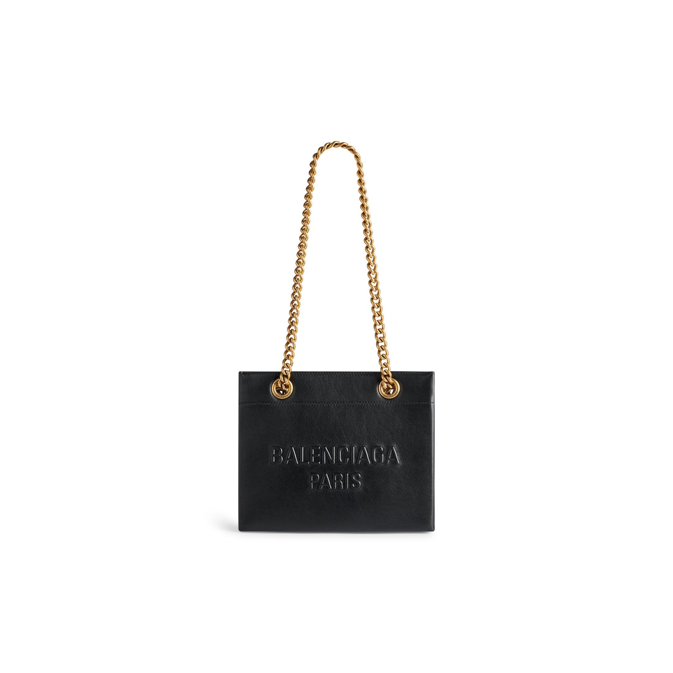 Túi Balenciaga Duty Free Small Tote Bag Soft Smooth Calfskin Nữ Đen