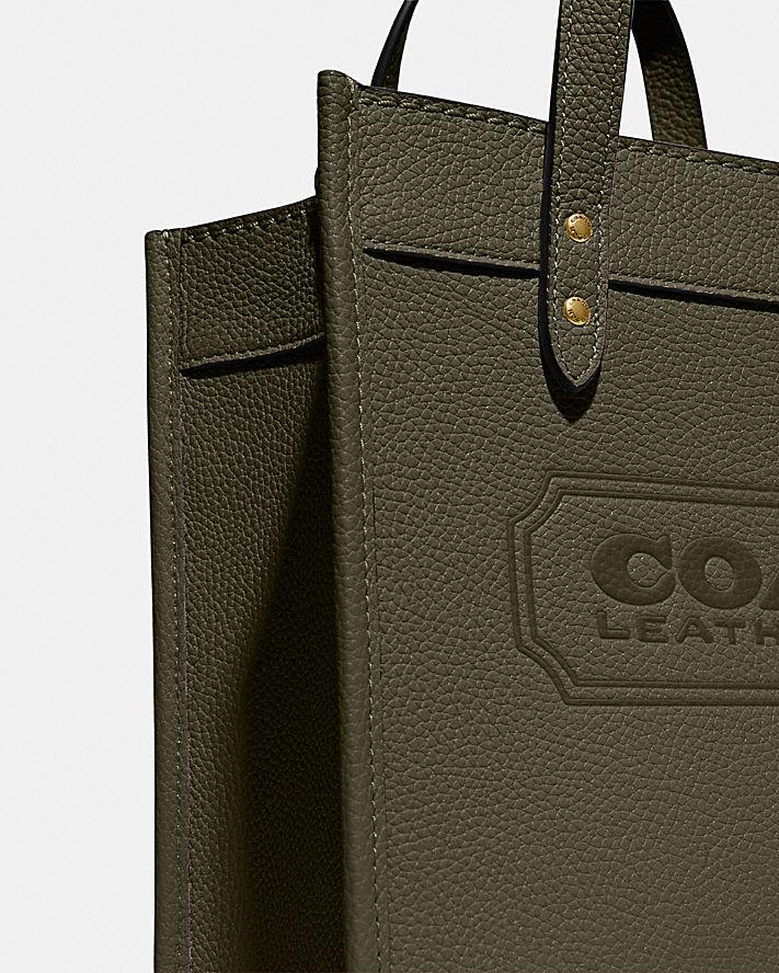 Túi Coach Field Tote 22 Nữ Xanh Lá