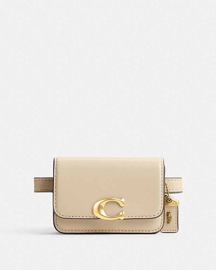 Túi Coach Bandit Card Case Belt Bag Nữ Be