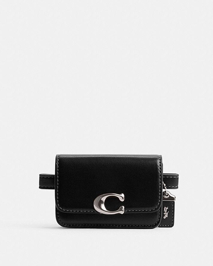 Túi Coach Bandit Card Case Belt Bag Nữ Đen