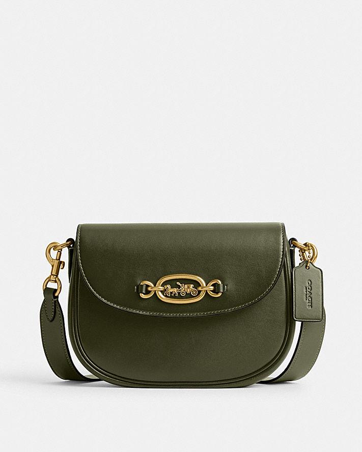 Túi Coach Harley Shoulder Bag 23 Nữ Xanh Lá