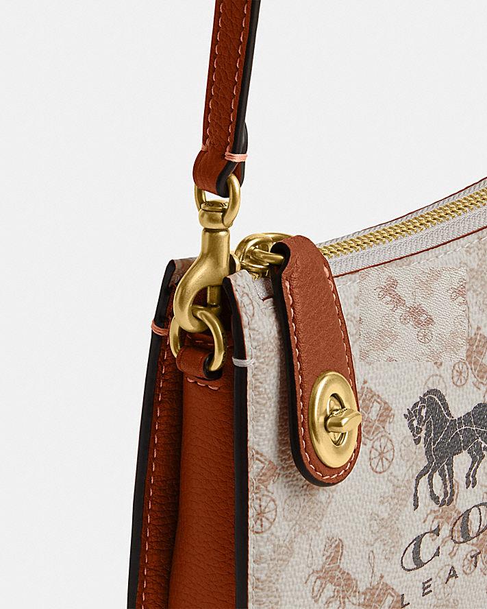 Túi Coach Penn Shoulder Bag With Horse And Carriage Print Nữ Be