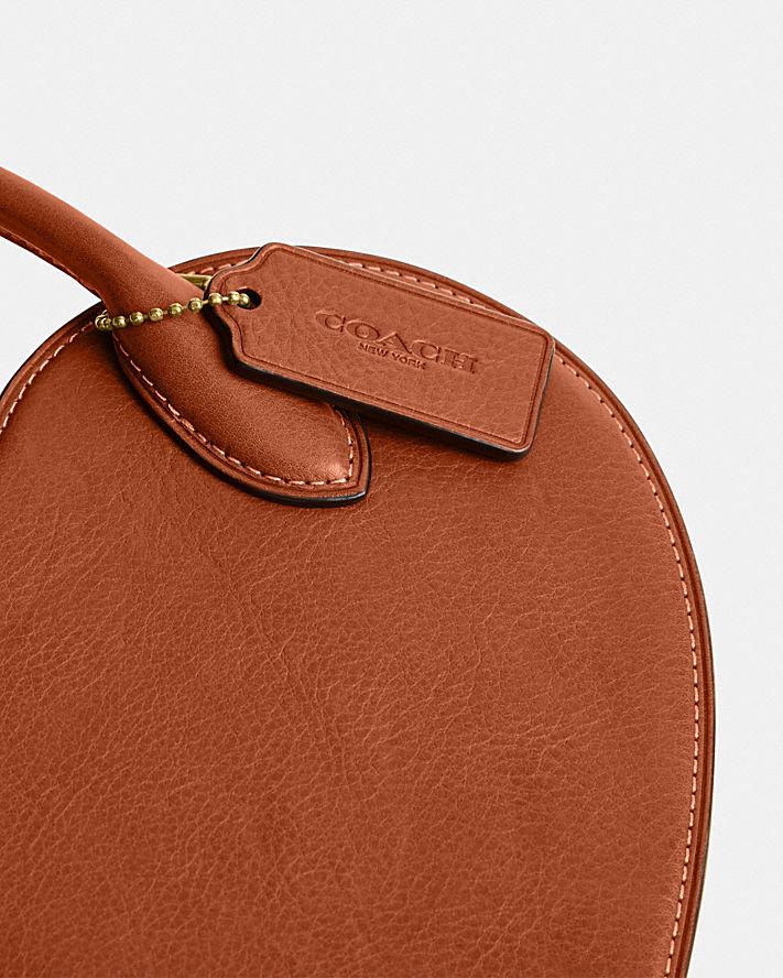 Túi Coach Heart Bag In Regenerative Leather Nữ Nâu