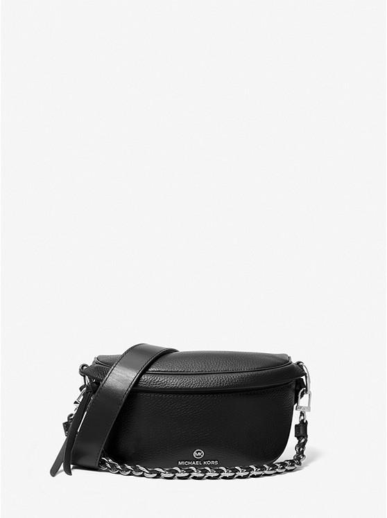 Túi Michael Kors Slater Extra-Small Pebbled Leather Sling Pack Nữ Đen