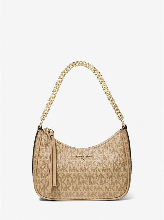 Túi Michael Kors Jet Set Charm Small Logo Pochette Nữ Be