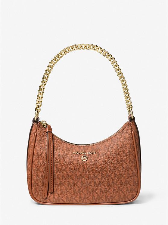 Túi Michael Kors Jet Set Charm Small Logo Pochette Nữ Nâu