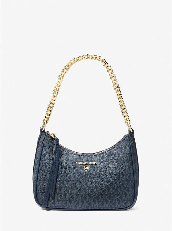 Túi Michael Kors Jet Set Charm Small Logo Pochette Nữ Xanh Dương