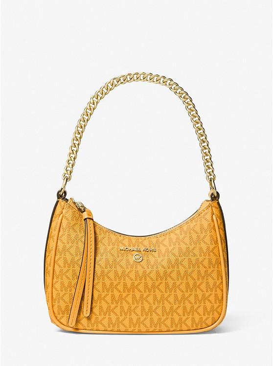 Túi Michael Kors Jet Set Charm Small Logo Pochette Nữ Vàng