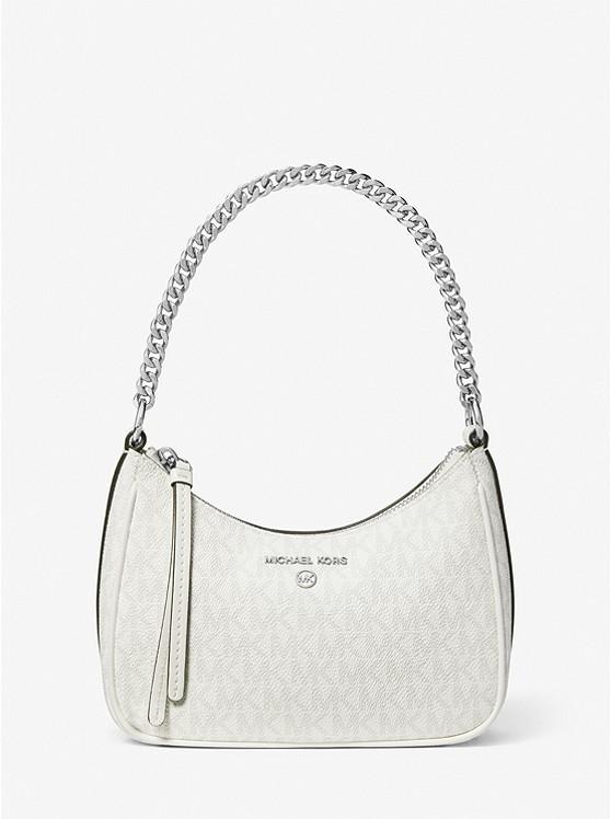 Túi Michael Kors Jet Set Charm Small Logo Pochette Nữ Trắng