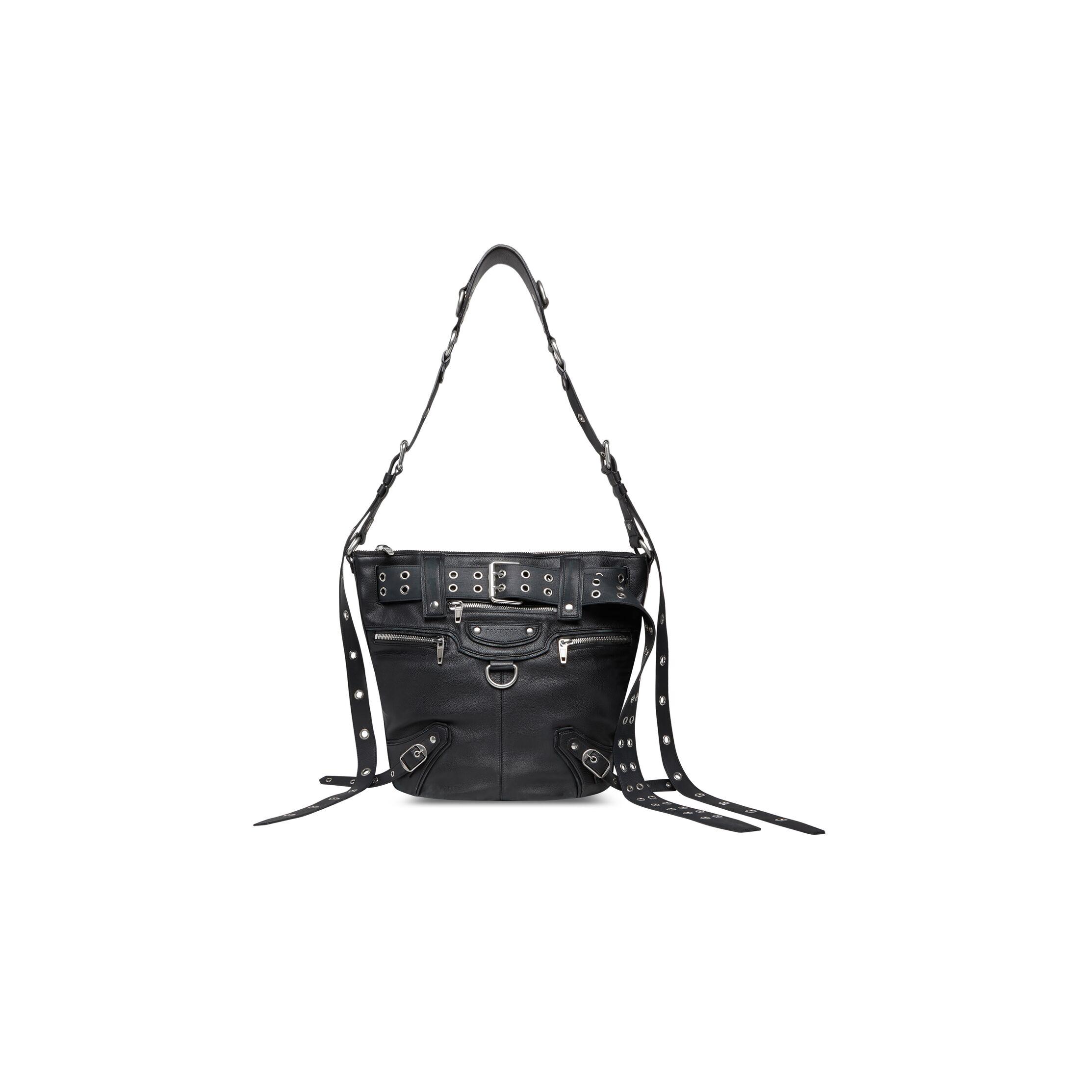 Túi Balenciaga Emo Bucket Bag Nữ Đen