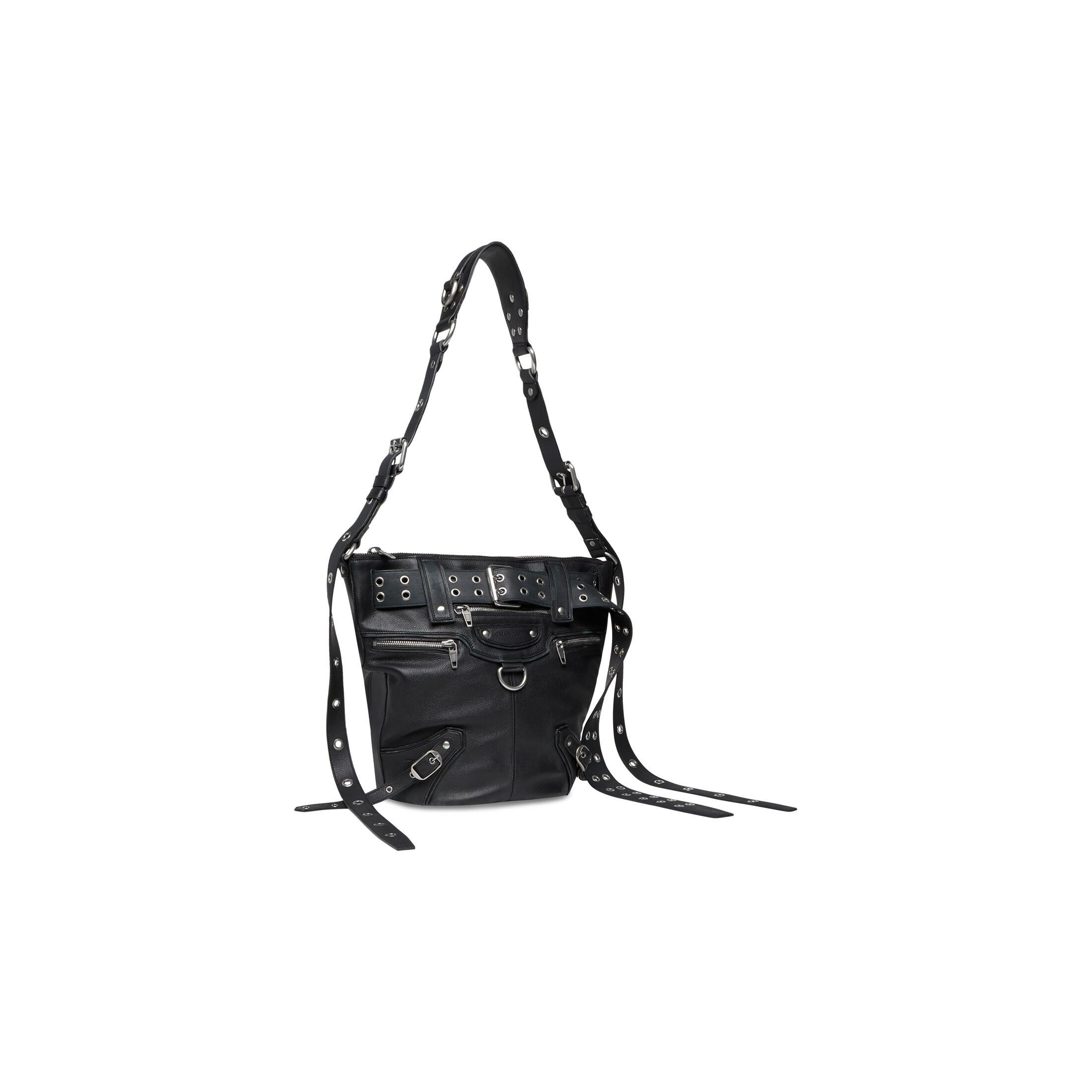 Túi Balenciaga Emo Bucket Bag Nữ Đen