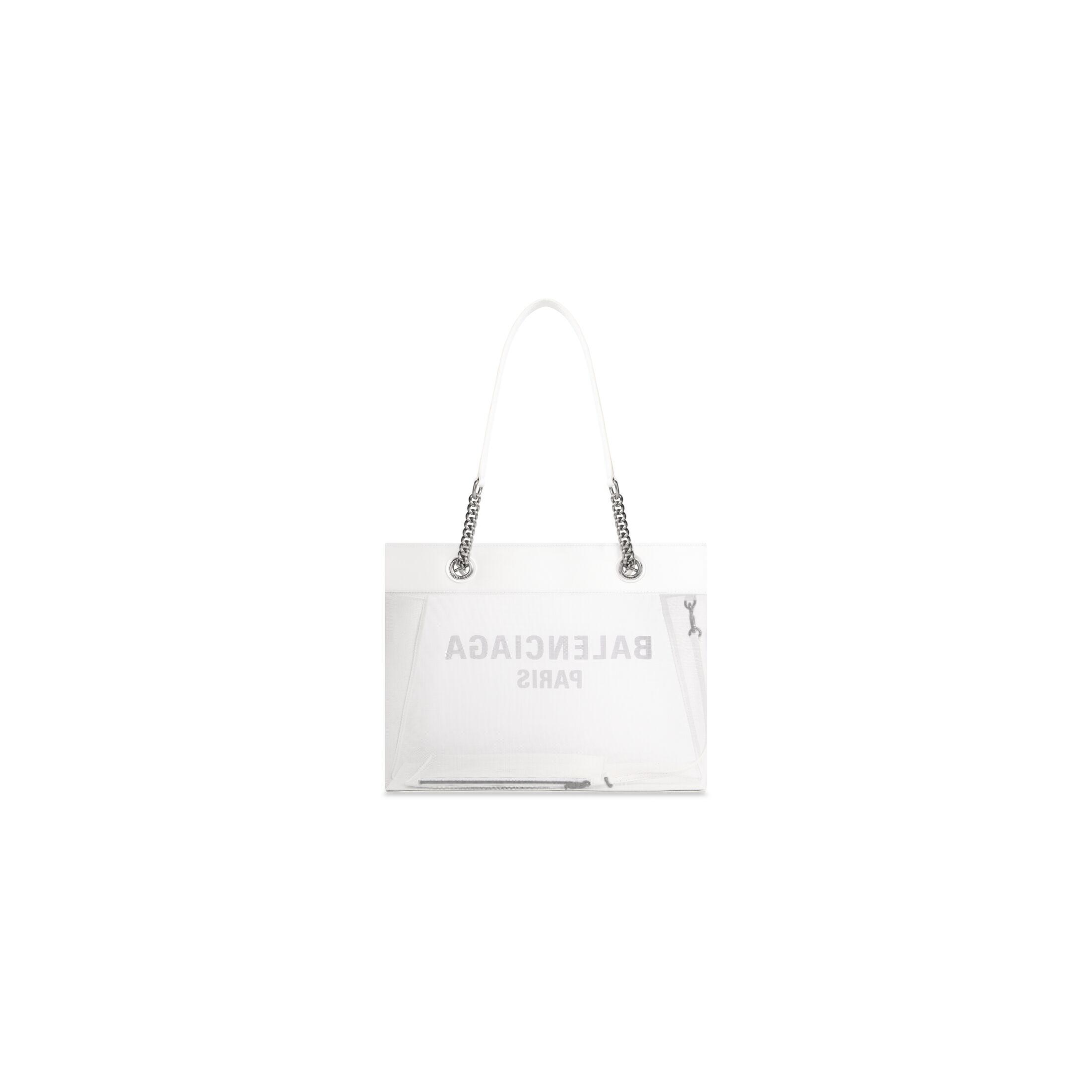 Túi Balenciaga Duty Free Medium Tote Bag Nữ Trắng