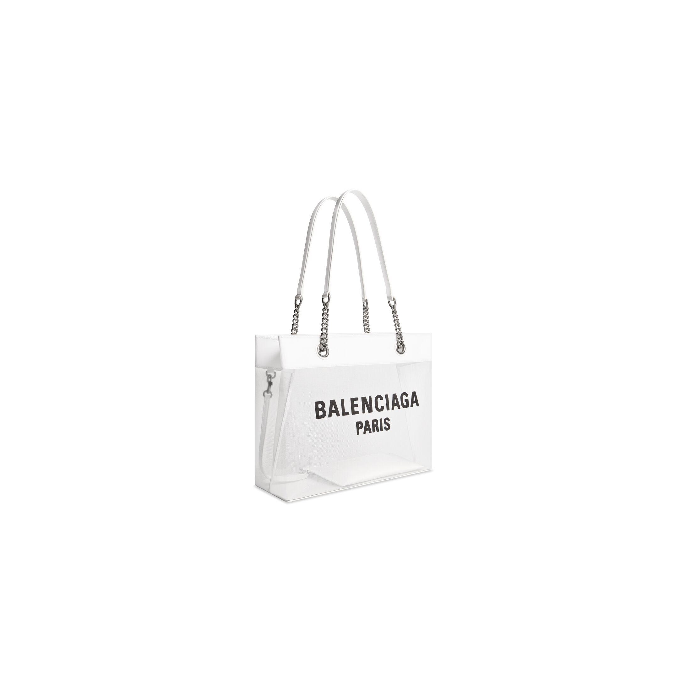 Túi Balenciaga Duty Free Medium Tote Bag Nữ Trắng