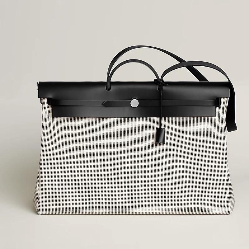 Túi Hermes Herbag Zip Cabine Bag Nữ Xám