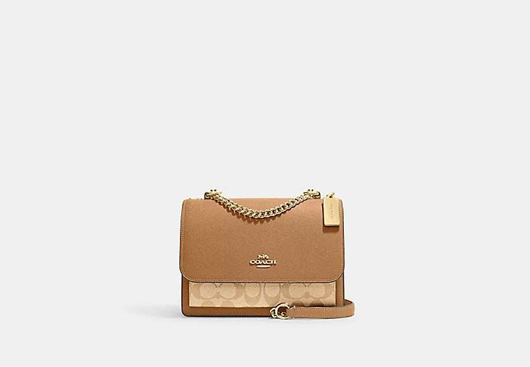 Túi Coach Klare Crossbody In Signature Canvas Nữ Be